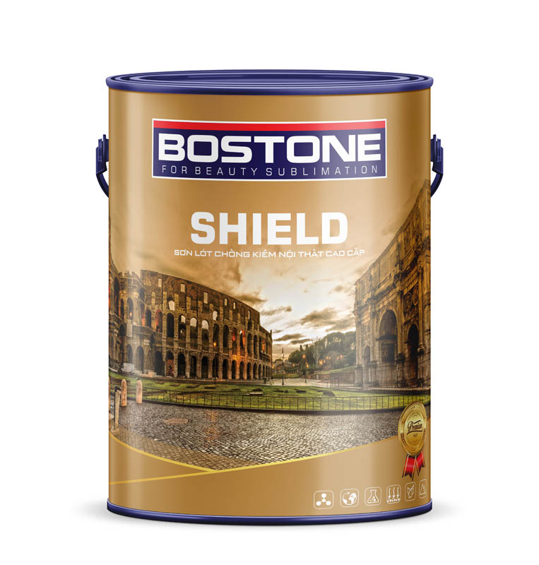 Sơn lót kháng kiềm nội thất cao cấp shield