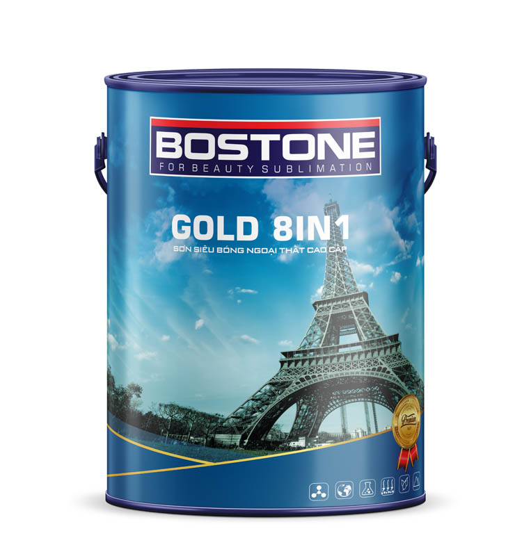 Sơn siêu bóng Gold 8in1